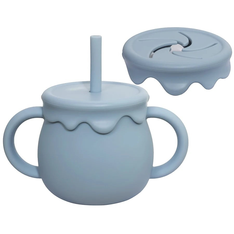 Dear Xime Portable Sippy & Snack Cup โ Dual-Function Drinkware for Toddlers | 6M+