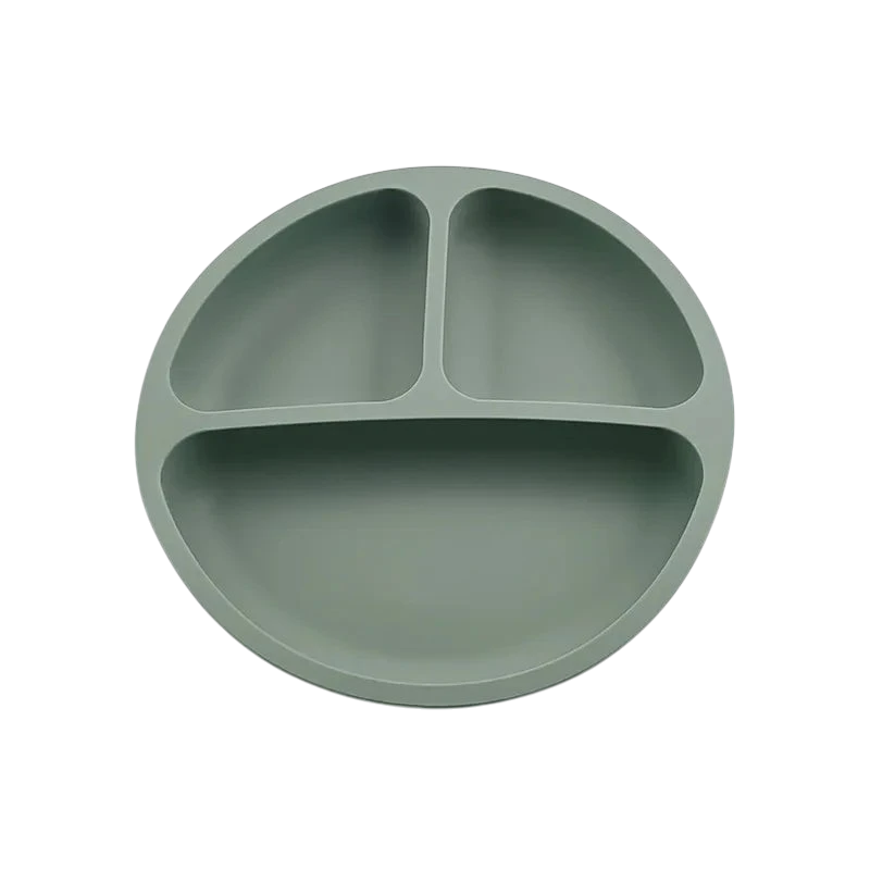 Dear Xime Silicone Suction Plate — Divided, BPA-Free Mealtime Essential | 6M+